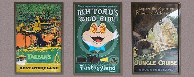 New retro-style Disneyland attraction posters premiere for Mr. Toad, Jungle Cruise, and Tarzan’s Treehouse New retro-style Disneyland attraction posters premiere for Mr. Toad, Jungle Cruise, and Tarzan’s Treehouse