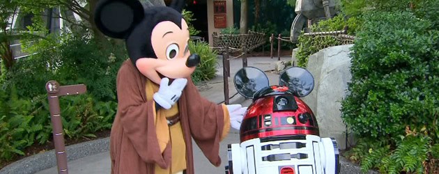 See Jedi Mickey and the new R2-MK droid at Star Wars Weekends beginning May 21 See Jedi Mickey and the new R2-MK droid at Star Wars Weekends beginning May 21