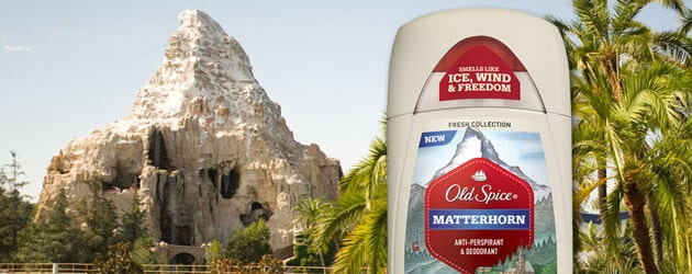 Old Spice “Matterhorn” deodorant scent inadvertently draws Disneyland fan crowd