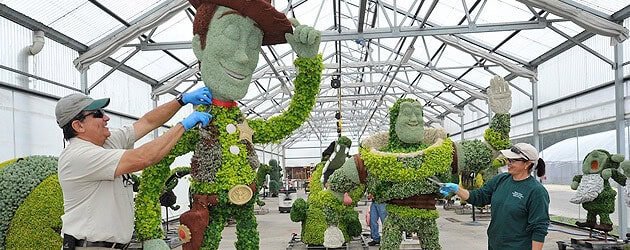 Behind-the-scenes: Toy Story topiaries and fun facts for Disney’s Epcot International Flower & Garden Festival 2011