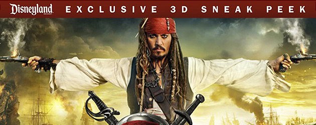 Disneyland to offer 3D sneak peak of “Pirates of the Caribbean: On Stranger Tides” beginning March 25