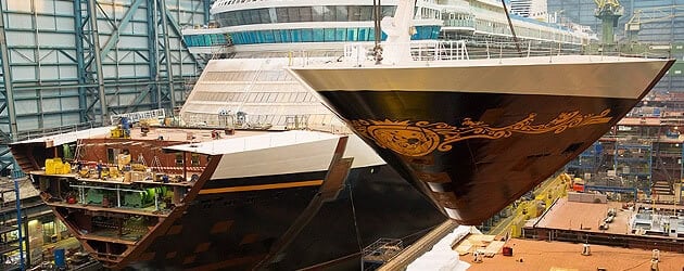 disney fantasy cruise ship construction