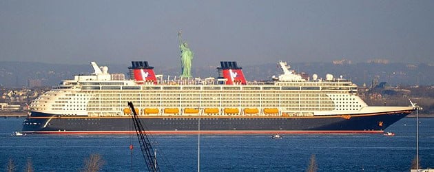 Disney Fantasy cruise ship arrives in New York after transatlantic voyage, ready for christening Thursday