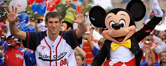 Olympics Flashback: Michael Phelps made a splash with USA Swimming gold medalist teammates at Walt Disney World Olympics Flashback: Michael Phelps made a splash with USA Swimming gold medalist teammates at Walt Disney World