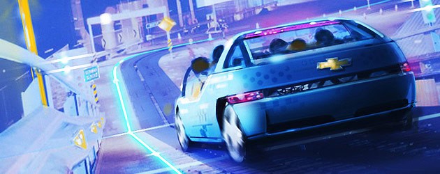New Test Track 2.0 art reveals queue and design center details, Tron inspiration for Walt Disney World ride update New Test Track 2.0 art reveals queue and design center details, Tron inspiration for Walt Disney World ride update
