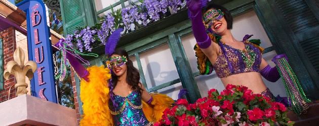 Universal Orlando shows off four new Mardi Gras floats, joined by Cajun cuisine and live music when the event kicks off Feb. 9