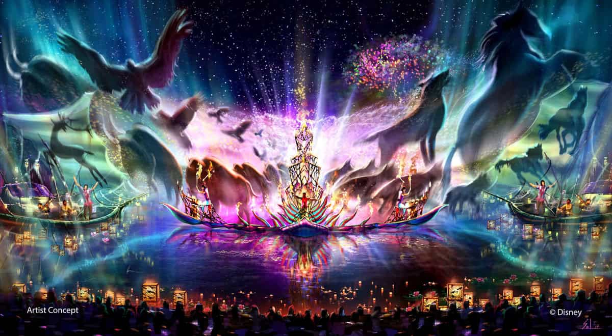 rivers of light lagoon show announced for disney 39 s animal florida christmas boat parade
