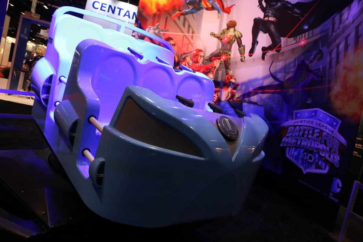 IAAPA '14 Joker animatronic unveiled by Sally Corp for Justice League 4D interactive ride at IAAPA '14 Joker animatronic unveiled by Sally Corp for Justice League 4D interactive ride at