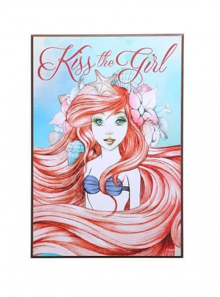 Mermaid Wood Wall Art new disney wood wall art from hot topic | inside the magic Mermaid Wood Wall Art new disney wood wall art from hot topic | inside the magic