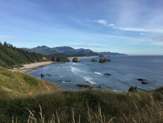 The exact spot where Mikey and friends drag their bikes up the cliff in "The Goonies."
