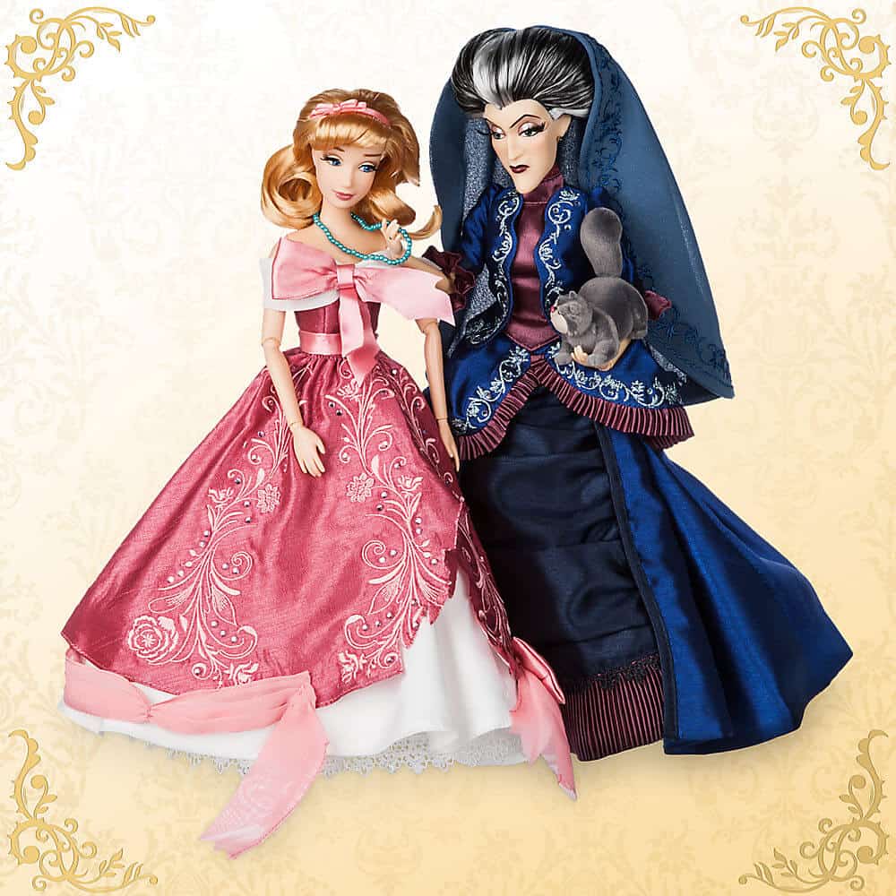 cinderella and lady tremaine doll set disney fairytale disney designer dolls heroes and villains