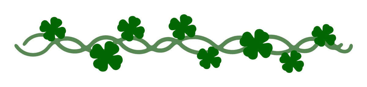 Uncategorized Shamrock History youll need the luck of irish to survive these st patricks shamrock border postcards tkuxgw clipart