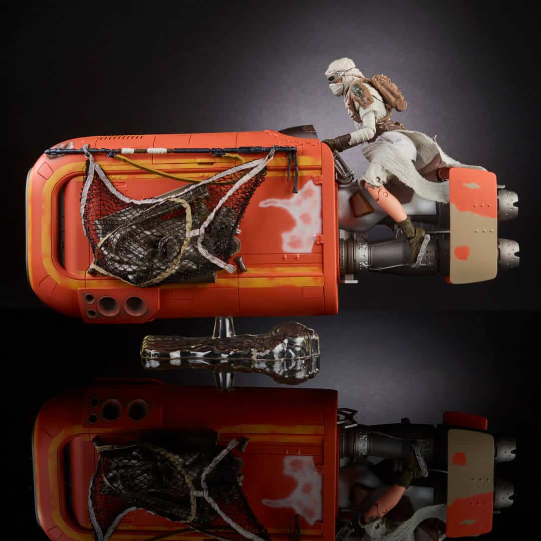 PHOTOS Hasbro reveals new Star Wars Black Series Rey figure with Speeder ahead of Star Wars PHOTOS Hasbro reveals new Star Wars Black Series Rey figure with Speeder ahead of Star Wars