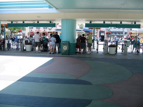 Empty entrance to Disney's Hollywood Studios