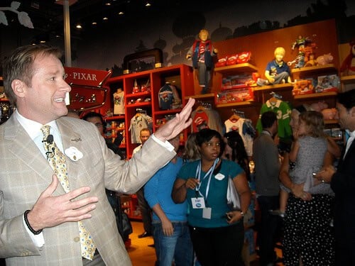 Disney Store president Jim Fielding