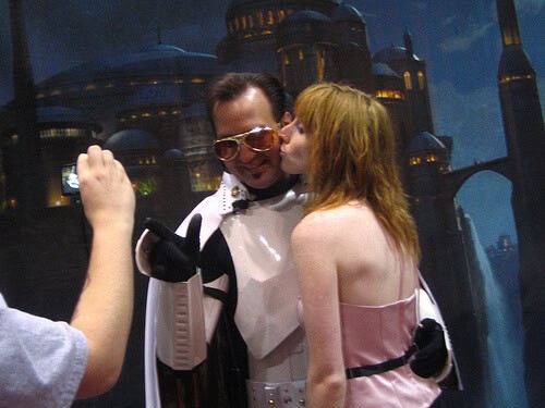 Elvis Trooper gets a kiss