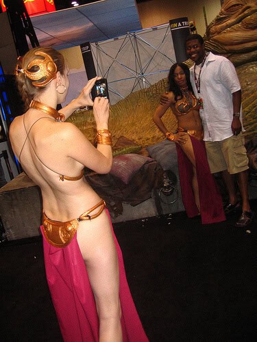 Slave Leia gets behind the camera for another Slave Leia