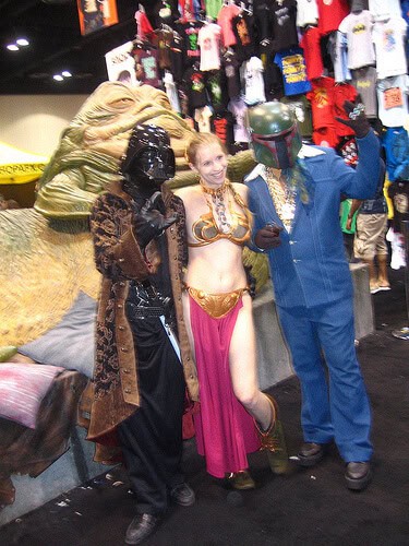 Pimpin' Boba Fett and Darth Vader with Slave Leia