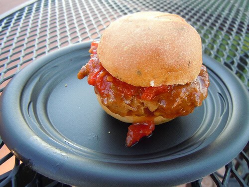 New Zealand - Lamb Slider with Tomato Chutney