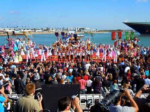 Huge group - Disney Dream Christening