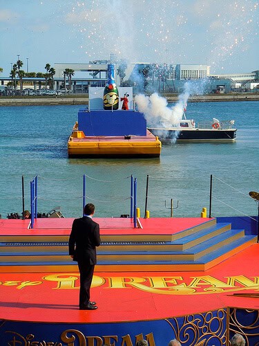 Mickey Mouse and Bob Iger - Disney Dream Christening
