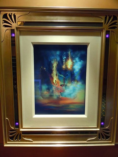 Disney Dream enchanted art - Pirates of the Caribbean