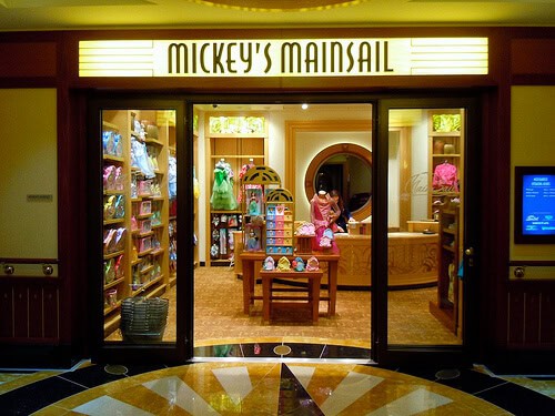 Mickey's Mainsail storeWhite Caps - Disney Dream shopping