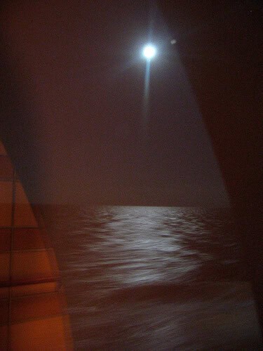 Moon out porthole - Disney Dream