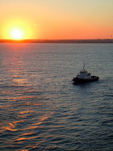 Ocean sunset - Disney Dream