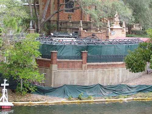 The Haunted Mansion crypt addition