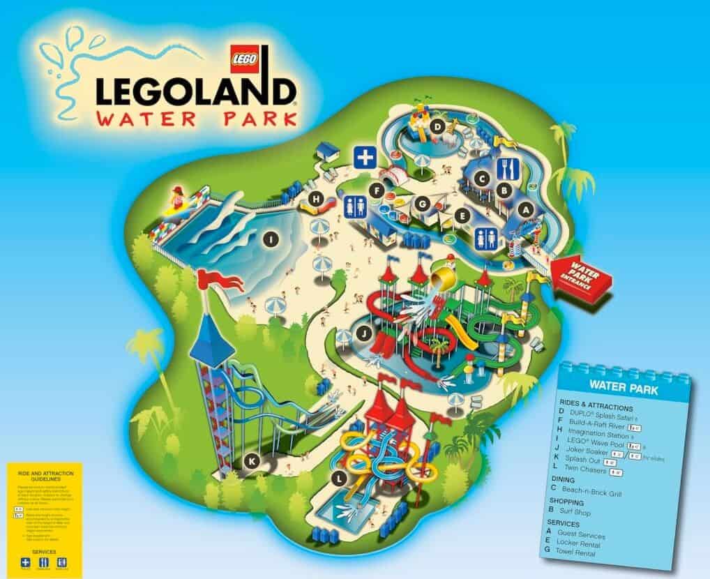 LEGOLAND Florida Water Park makes - Map