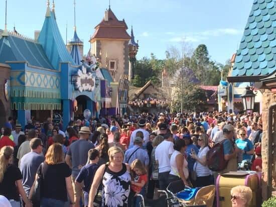 Big Crowds at the Magic Kingdom