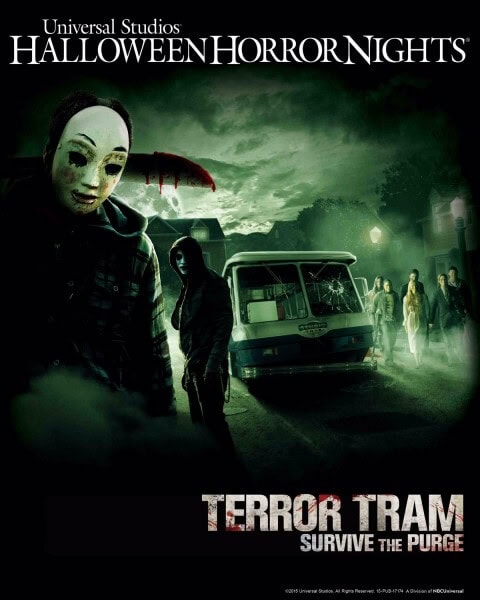 Terror Tram-Survive the Purge at HHN 2015