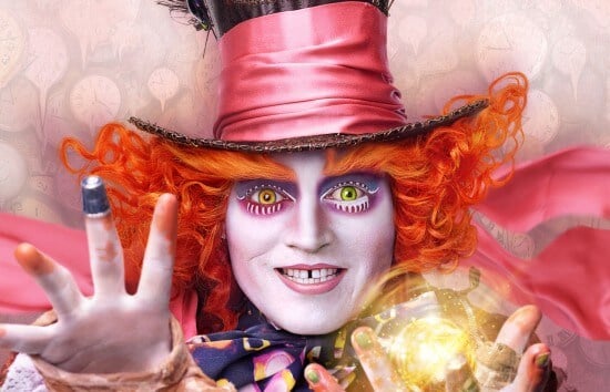 Mad Hatter Alice Looking Glass