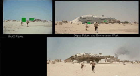 Star Wars Force Awakens VFX