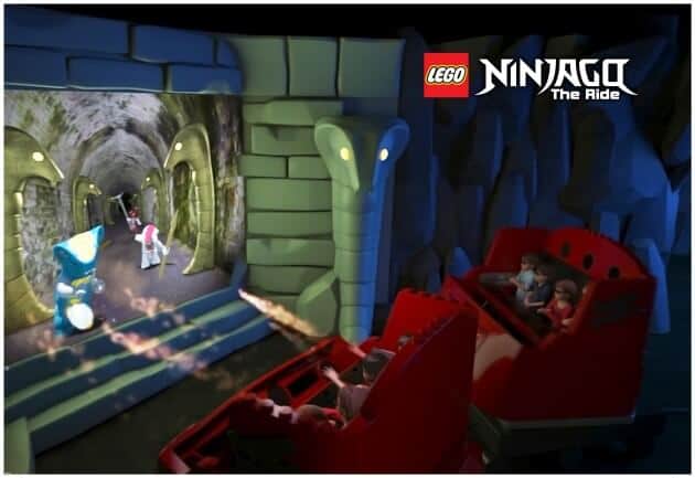 NINJAGO The Ride postcard