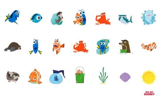 Dory iOS Stickers