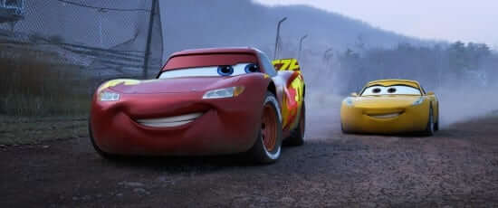 ROAD TO VICTORY — When faced with a new generation of racers who threaten to derail his career, Lightning McQueen (voice of Owen Wilson) teams up with tech-savvy, unconventional trainer Cruz Ramirez (voice of Cristela Alonzo) to find his way back to the top. Directed by Brian Fee, produced by Kevin Reher and co-produced by Andrea Warren, Disney•Pixar’s “Cars 3” opens in U.S. theaters on June 16, 2017. ©2017 Disney•Pixar. All Rights Reserved.