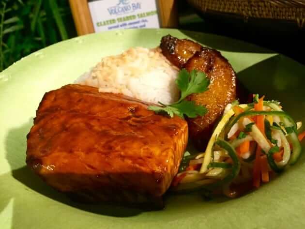 Volcano Bay Glazed Seared Salmon