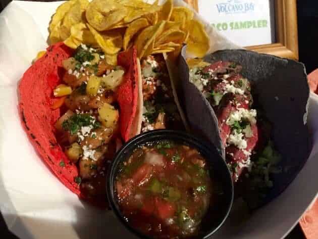 Volcano Bay Taco Sampler