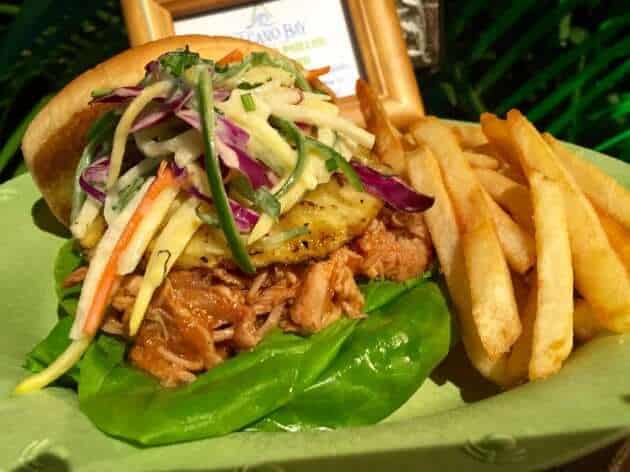 Volcano Bay Mango BBQ Pulled Pork Slider