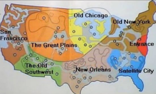 Freedomland map